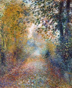 August Renoir. In the forest