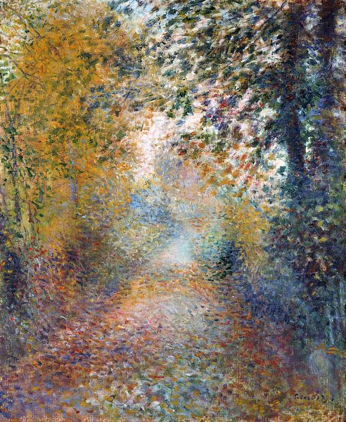 August Renoir. In the forest by 1000 Schilderijen