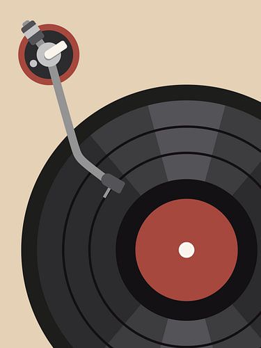 Vinyl Illustratie