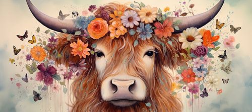 Painting Highlander Flowers