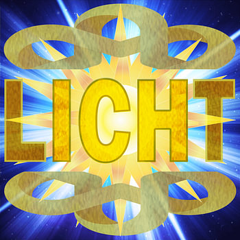 Keltisch licht - Vierkante canvasprint van verlichting