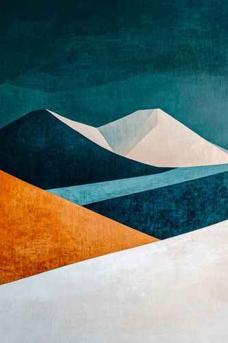 Abstract berglandschap