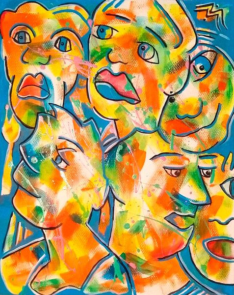 LET'S STICK TOGETHER by Marijke Mulder