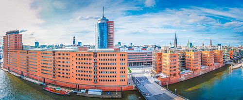 Zwart-wit fotografie van Hamburg