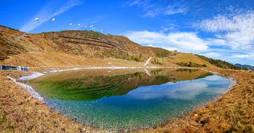 Les gondoles du lac d'accumulation sur Christa Kramer