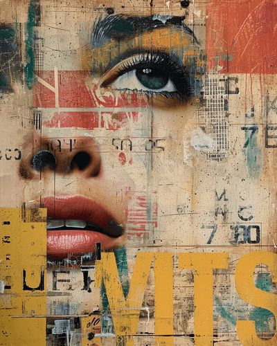 Digitale Kunst-Collage