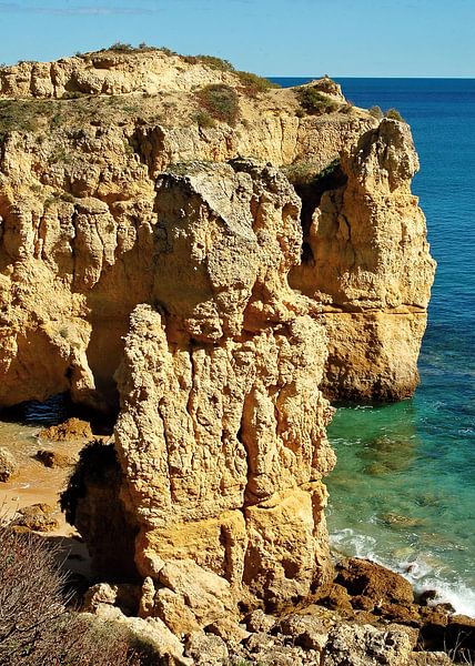 Sandstone cliffs in the Algarve - Portugal by insideportugal