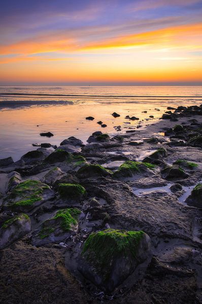Strand op Texel. van Justin Sinner Photography ( Fotograaf op Texel)