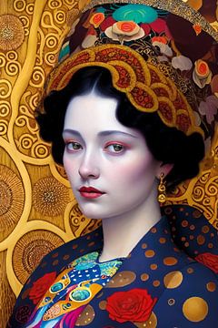 1. Princesse orientale, digital painting sur Mariëlle Knops, Digital Art