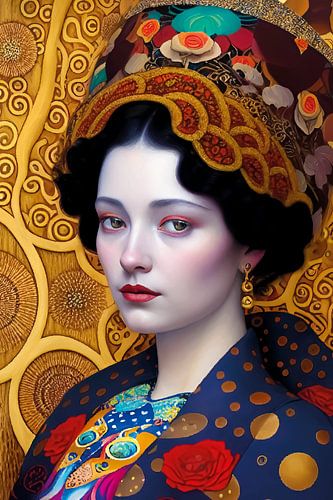 1. Princesse orientale, digital painting