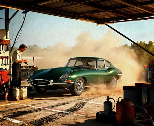 Jaguar Type E Racing: Klassieker uit de jaren 1960 in beweging