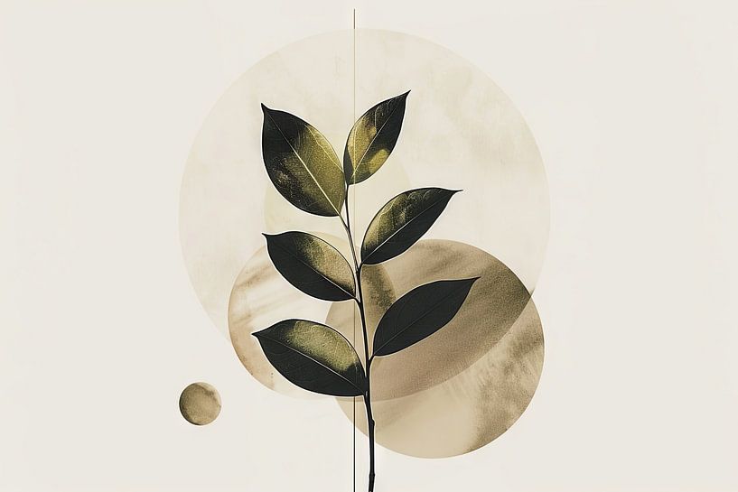 Minimalist plant art by Poster Art Shop