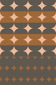 Vintage patroon. Moderne abstracte kunst I van Dina Dankers