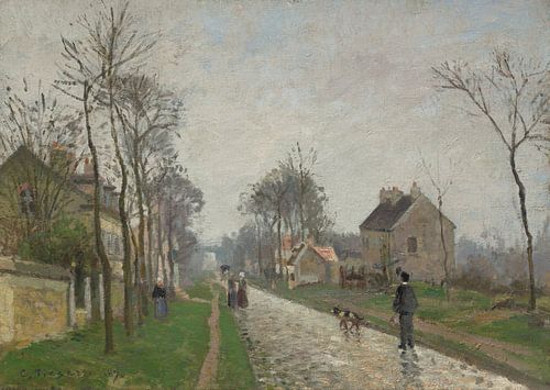 Route de Versailles, Louveciennes, Regeneffect, Camille Pissarro