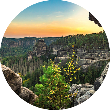 Goldsteinaussicht, Saksisch Zwitserland - Goldlochschlüchte