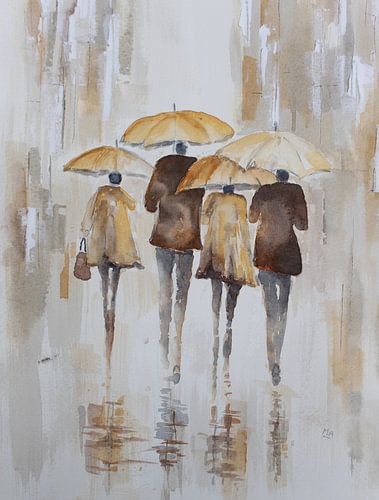 Gemeinsam durch den Regen