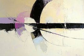 Beige Rust Abstract van Zen en Meer