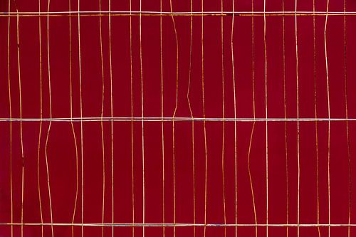 Abstracte foto van een roestig metalen hek