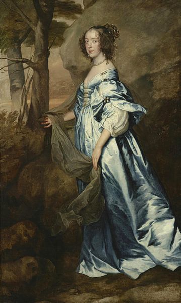Lady Anne Carey, Later Viscountess Claneboye and Countess of Clanbrassil,  Antoon van Dyck by Masterful Masters
