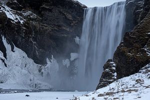 Skogafoss Wasserfall, Island, Europa
