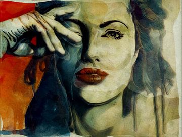 Angelina Jolie von Gisela - Art for you