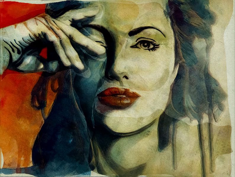 Angelina Jolie von Gisela- Art for You