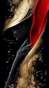 gold - schwarz - rot