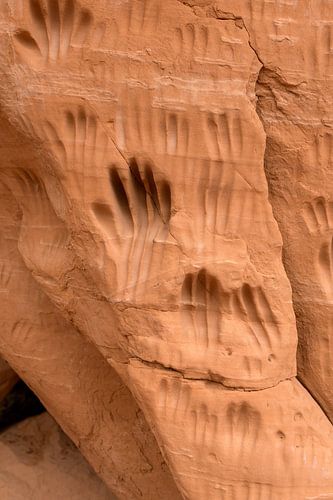 Handafdrukken in de Indian Cave