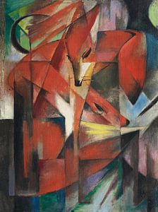 Franz Marc, De Vossen, 1913 van Atelier Liesjes