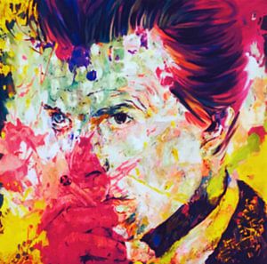 David Bowie Vintage Summer Splash Pop Art PUR van Felix von Altersheim