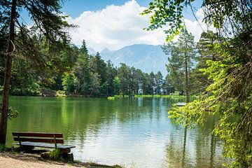 Lac de montagne Moser au Tyrol sur Ineke Huizing