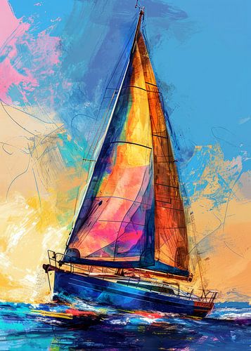 Zeilsport kunst #zeilen #jacht
