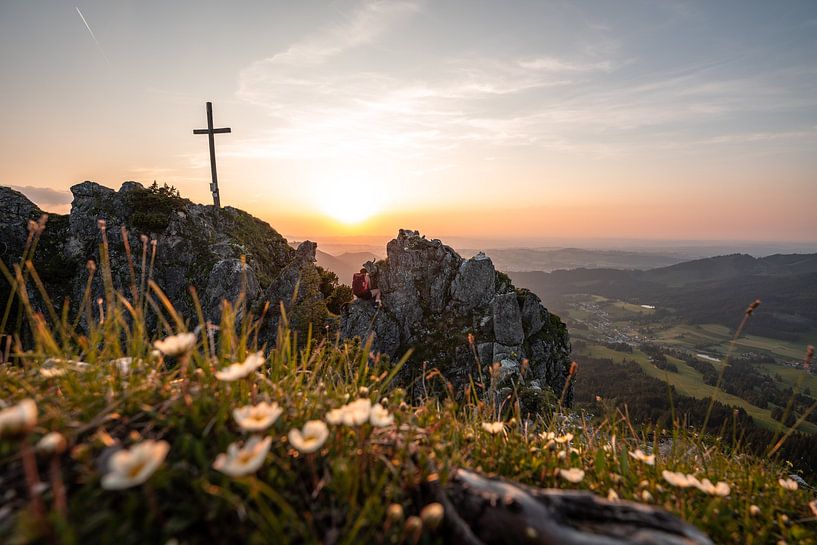 Flowery sunset at Sorgschrofen by Leo Schindzielorz