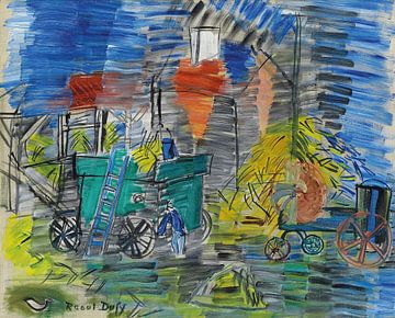 Raoul Dufy - De blauwe oogst (1948) van Peter Balan