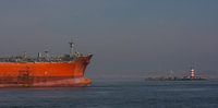 Cargo ship approaches Wijk aan Zee pier.... by scheepskijkerhavenfotografie thumbnail