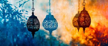 Prachtige lantaarn kunst van Poster Art Shop