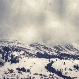 Churfirsten in the clouds by Nicc Koch
