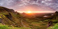 Quiraing bij zonsopkomst