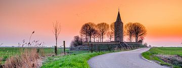 Alter Turm von Oosterwierum (Friesland). von Jaap Bosma Fotografie