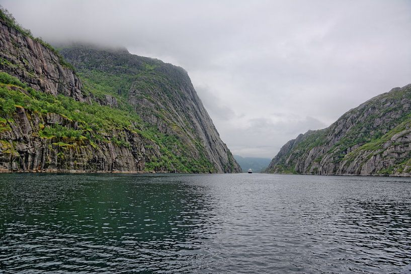 Hurtigruten im Trollfjord van Gisela Scheffbuch