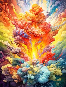 Explosion de couleurs VI. sur Roy Lemme