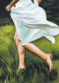 La liberté des pieds nus sur Maud van den Abeelen