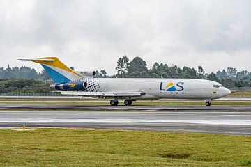 Lineas Aereas Suramericanas (LAS Cargo) Boeing 727-200. van Jaap van den Berg