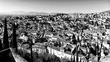 Uitzicht over Granada van Ger Doornbos