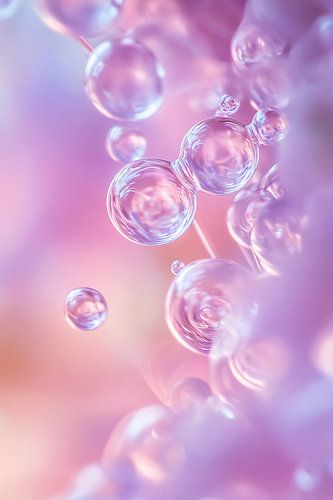 Bubbels in het licht