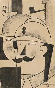 Roger de La Fresnaye - Zwei behelmte Infanteristen (Two Helmed Infantrymen) (1917)