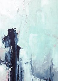 Mint abstract by Ela Szczepaniak