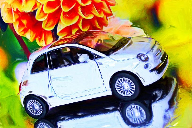 Surreal Fiat 500 by DeVerviersBelgium