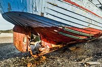 Rudder of fishing boat