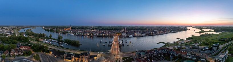 Kampen Frühlings-Sonnenuntergang Luftaufnahme von Sjoerd van der Wal Fotografie